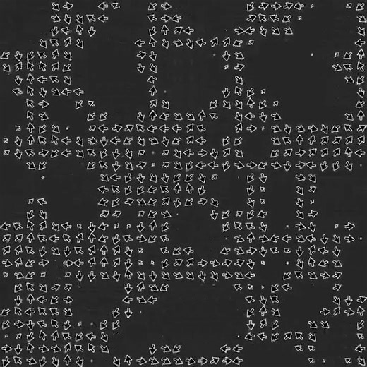 Arrow map. #openframeworks #programming #creativecoding