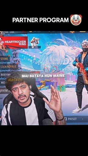 FF PARTNER PROGRAM GANDU😯 VS ALEXAFF