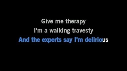 Karaoke Therapy - All Time Low - CDG, MP4, KFN - Karaoke Version
