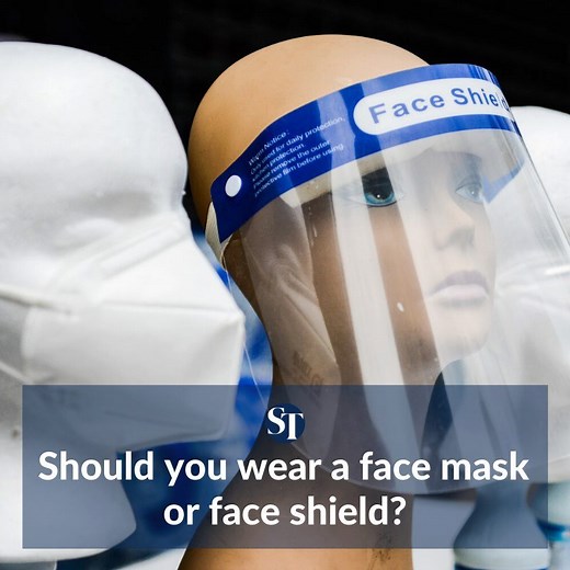 172K views · 735 reactions | Trying to decide whether to wear a face mask or a face shield when going out? Here are the pros and cons of both options: https://str.sg/JdGp | The Straits Times | Facebook