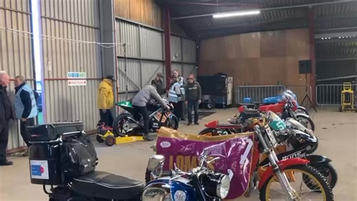 Fire up!! Oooooh that sound 🫶 Classic Bike Guide Winter Classic Show, Newark, on now (Saturday) and tomorrow!! | Classic Bike Shows