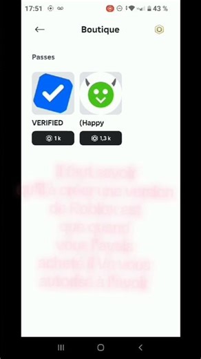 #roblox #robloxshorts Comment avoir la version Happymod Roblox