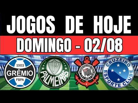 JOGOS DE HOJE | COPA DO BRASIL 2026 | DOMINGO 02/08/2026