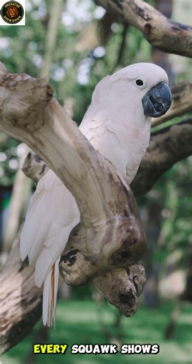 White Cockatoo: Nature’s Playful Genius in 20 Seconds! | white cockatoo