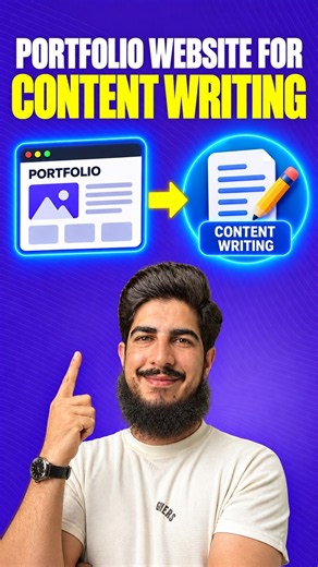 How to Make Portfolio Website for Content Writing #website #tutorial #webdesign
