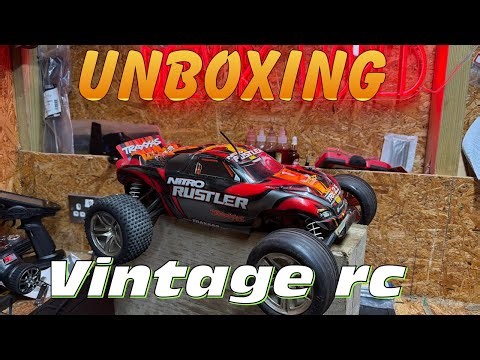 Unboxing a vintage Traxxas nitro rustler rc 🏎️💨💨