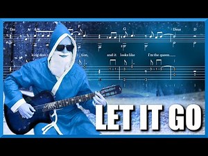 Frozen - Let It Go - EASY Fingerstyle Guitar Tutorial