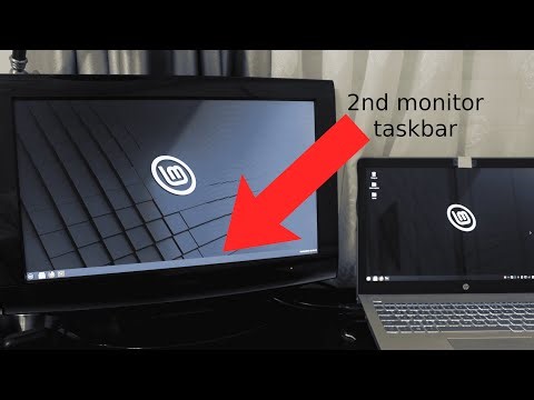 How to add a taskbar on your 2nd monitor in Linux Mint