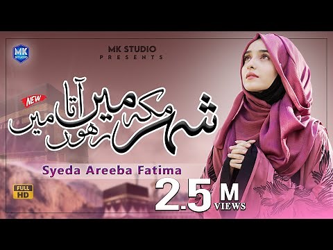 Ya Rabbana Irhamalana | Tere Ghar Ke Pheere Lagata Rahoo Main | Syeda Areeba Fatima | MK Studio Naat