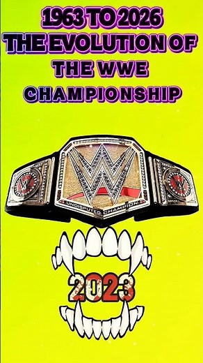 WWE Championship Evolution (1963–2026) 🏆 Full History Timeline | Every WWE Title Design Change #wwe