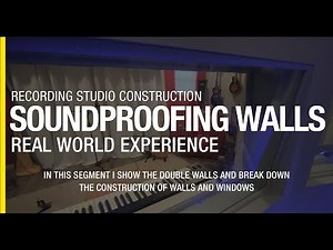 Room Within a Room - Soundproof Studio Walls - Construction - With Results - Real World Experience