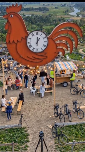The Giant Rooster Clock Was Built From Nothing Epic Construction Timelapse Transformation #timelapse