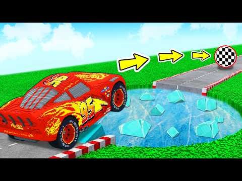 MONSTER TRUCK vs POTHOLES with ICE in Teardown