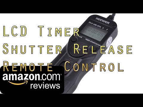 Neewer LCD Timer Shutter Release Remote Control RS-60E3