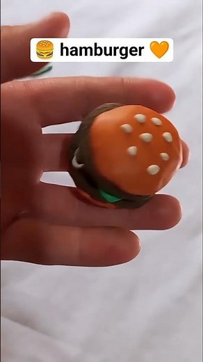 Clay Burger DIY🍔 #ClayBurger #DIY #KidsCraft #ClayFood #MiniFood