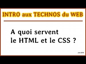 A quoi servent le HTML et le CSS ? [ITWB02]