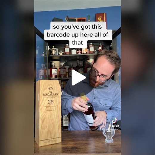 Opening up a Macallan 25! #macallan #thewhiskystudy #whisky #whiskey #scotch #bourbon #review #collection #fyp #foryoupage #scotchtiktok #bourbontiktok #rye #whiskytok