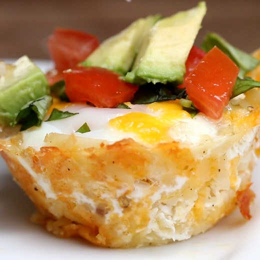 Hash Brown Breakfast Cups! | Tasty UK