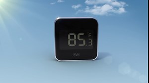 Eve Degree - Apple HomeKit Smart Home Outdoor Weather Station for Tracking Temperature, Humidity, & Air Pressure, IPX3 Water Resistant