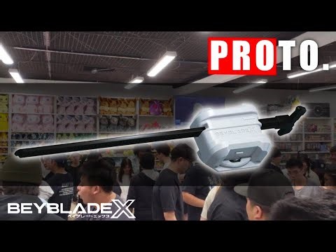 A Casual Top Cuts With PROTO Launcher At A Beyblade Tournament