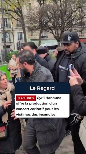 Cyril Hanouna offre la production d'un concert caritatif pour les victimes des incendies #news