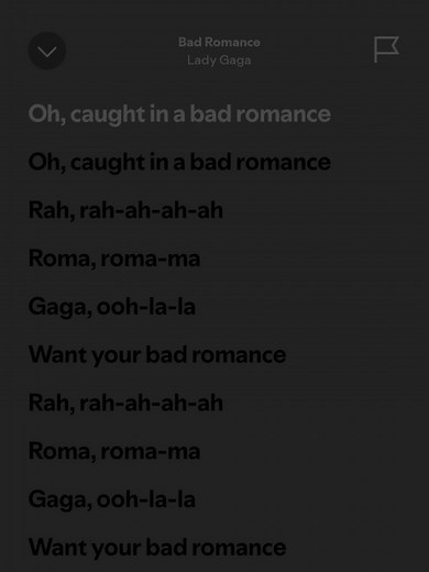 Spotify (@itsdxnmusic) - Bad Romance Lyrics by Lady Gaga - Full Song and Meaning