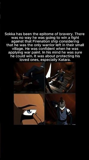 Sokka is the epitome of bravery