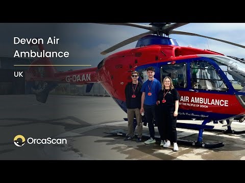 Devon Air Ambulance Tracks Lifesaving Plasma Using Orca Scan