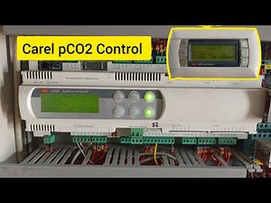How to adjust some Carel pCO2 control parameters