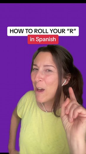 Roll your Spanish R’s like a native eith this great technique! #spanishpronunciation #spanishtips #spanishtiktok #learnontiktok #languages #speakspanish