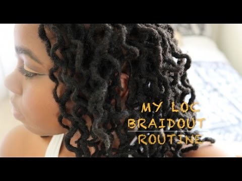 LOC BRAID OUT TUTORIAL | HOW TO GET CURLY LOCS/DREADS
