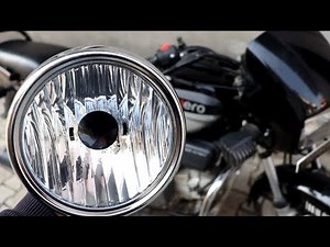splendor headlight change to yamaha rx100 type round shape