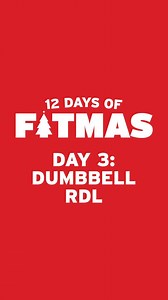 Day 3 of 12 Days of Fitmas: Dumbbell RDL!  It’s all about the hamstrings and glutes today with the Dumbbell Romanian Deadlift (RDL). This move strengthens your posterior chain for better balance and power. Have questions? Stop by the Personal Training Bar or ask one of our trainers! | Crunch Fitness | Facebook