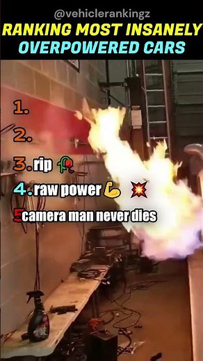 Ranking the Most INSANELY Overpowered Cars Ever Made 💀💨 #cars #shorts