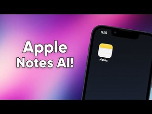 Apple Notes has AI Now?