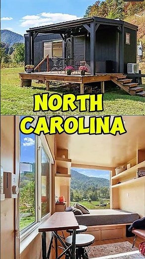 $179K Tiny Home on 2 Acres Peaceful North Carolina Mountain Retreat