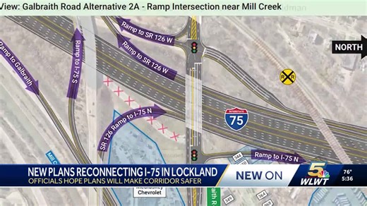 Ohio transportation crews to unite divided stretch of I-75 just north of Cincinnati