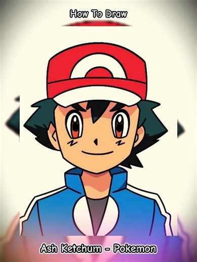 Cómo dibujar a Ash Ketchum de Pokémon