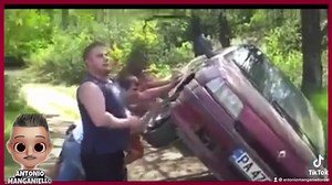 374K views · 2.9K reactions | Quando buchi la ruota ma non hai il cric  (Gran finale!) | Antonio Manganiello | Facebook