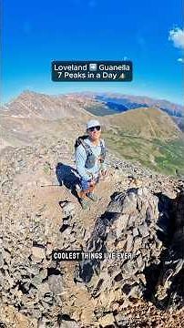 Loveland Pass to Guanella Pass Ridge Traverse