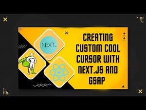 Creating Custom Cool Cursor with Next.js and GSAP | Interactive Web Design Tutorial