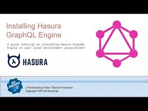 Getting started with Hasura GraphQL Engine in your local environment using Docker.
