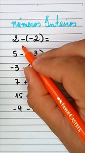 16K views · 85 reactions | Números Inteiros #matematica #matematicabasica #aula #aprender | Matemática com FB | Facebook