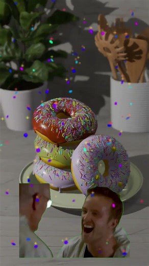 BLENDER,🤩 MY FIRST DONUT🫡#shorts