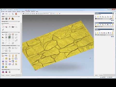 Import grey scale bitmap relief into ArtCAM, artcam tutorial