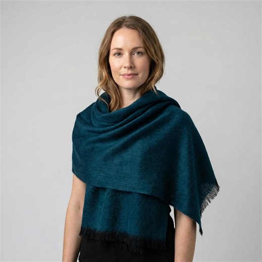 Solid Handwoven Alpaca Shawl Scarf for Women – Ultra Soft and Warm Alpaca Wool - Etsy
