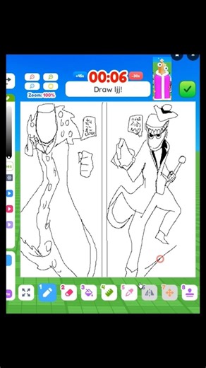 Draw me วาดkinger vs caine the ameizin digital circus #roblox #วาดรูป #anime #อนิเมะ #มังงะ #art