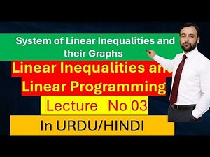 System of Linear Inequalities in two variables | Linear Inequalities and Linear Programming 03