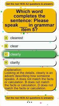 The Precision Roadmap: HESI A2 Grammar Review Test With Rationales