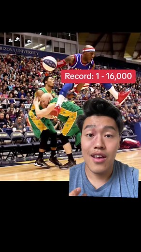 The Washington Generals lost to the Harlem Globetrotters over 16,000 times. Now they're dead, and they never got the respect they deserved. Let us remember them, and their beautiful failures. #basketball #harlemglobetrotters